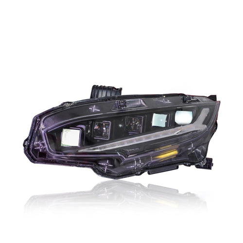 HONDA CIVIC FC 2016-2021 PROJECTOR LED HI-LO BEAM SEQUENTIAL SIGNAL WELCOME LIGHT RED DEMON EYES HEADLAMP HONDA CIVIC FC 2016-2021 PROJECTOR LED HI-LO BEAM SEQUENTIAL SIGNAL WELCOME LIGHT RED DEMON EYES HEADLAMP