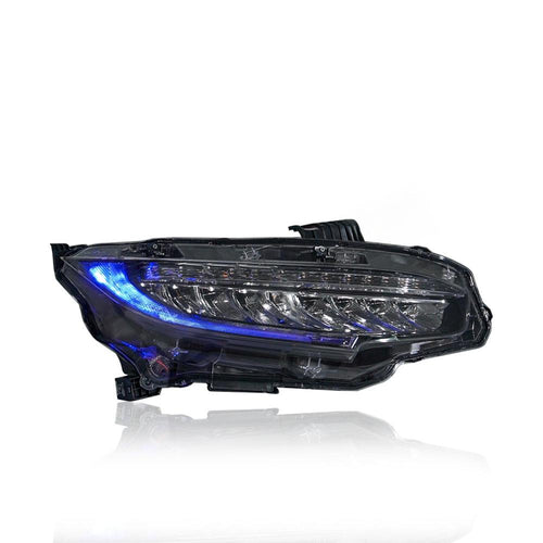 HONDA CIVIC FC 2016-2021 LED HI-LO BEAM SEQUENTIAL SIGNAL WELCOME LIGHT ONE TOUCH BLUE V2 HEADLAMP HONDA CIVIC FC 2016-2021 LED HI-LO BEAM SEQUENTIAL SIGNAL WELCOME LIGHT ONE TOUCH BLUE V2 HEADLAMP