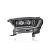 FORD RANGER 2016-2019 T7 T8 XL XLT WILDTRAK RAPTOR MK1 MK2 PROJECTOR LED HI-LO BEAM SEQUENTIAL SIGNAL ONE TOUCH BLUE WELCOME LIGHT HEADLAMP