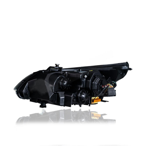 BMW 5 SERIES E60 2008 -2011 PROJECTOR HID LO-BEAM LED HEXAGON ANGLE EYES HEADLAMP COMPITABLE FOR FACELIFT LCI MODEL BMW 5 SERIES E60 2008 -2011 PROJECTOR HID LO-BEAM LED HEXAGON ANGLE EYES HEADLAMP COMPITABLE FOR FACELIFT LCI MODEL