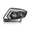 FORD RANGER T6 2011-2015 PROJECTOR LED SEQUENTIAL SIGNAL HEADLAMP
