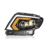 FORD RANGER T6 2011-2015 PROJECTOR LED SEQUENTIAL SIGNAL HEADLAMP