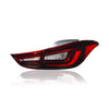 HYUNDAI ELANTRA MD 2010-2015 LED SEQUENTIAL SIGNAL RED M STYLE TAILLLAMP