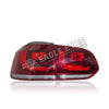 VOLKSWAGEN GOLF 6 MK6 2008-2012 LED GTI STYLE RED TAILLAMP