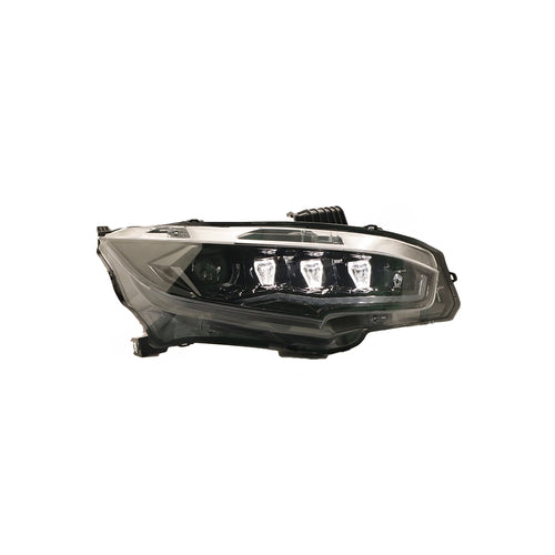 HONDA CIVIC FC 2016-2021 PROJECTOR LED HI-LO BEAM SEQUENTIAL SIGNAL WELCOME LIGHT 3D CRYSTAL DIAMOMD STYLE HEADLAMP HONDA CIVIC FC 2016-2021 PROJECTOR LED HI-LO BEAM SEQUENTIAL SIGNAL WELCOME LIGHT 3D CRYSTAL DIAMOMD STYLE HEADLAMP