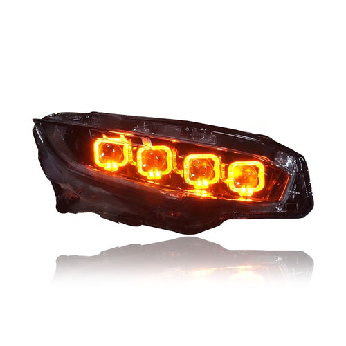 HONDA CIVIC FC 2016-2021 PROJECTOR LED HI-LO BEAM SEQUENTIAL SIGNAL WELCOME LIGHT BUGATTI STYLE HEADLAMP HONDA CIVIC FC 2016-2021 PROJECTOR LED HI-LO BEAM SEQUENTIAL SIGNAL WELCOME LIGHT BUGATTI STYLE HEADLAMP
