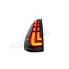 TOYOTA LAND CRUISER PRADO FJ120 2003-2009 LED SEQUENTIAL SIGNAL WELCOME LIGHT CLEAR TAILLAMP