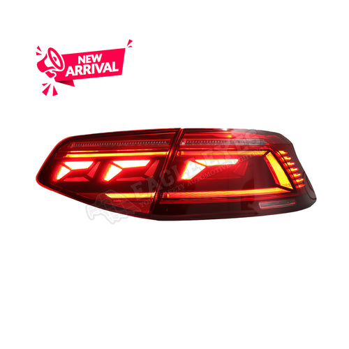VOLKSWAGEN PASSAT B8 2017-2020 LED SEQUENTIAL SIGNAL RED TAILLAMP VOLKSWAGEN PASSAT B8 2017-2020 LED SEQUENTIAL SIGNAL RED TAILLAMP