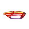 HONDA CIVIC FE 2021-2022 LED SEQUENTIAL SIGNAL WELCOME LIGHT WHITE BAR TAILLAMP