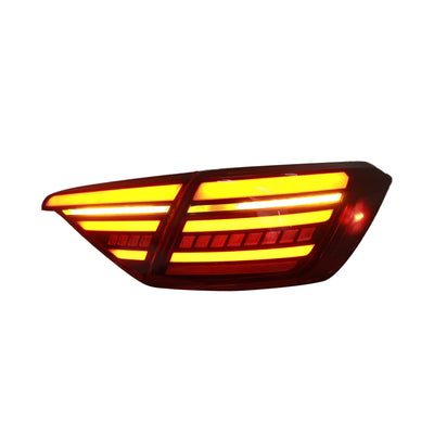HONDA CIVIC FE 2021-2024 LED SEQUENTIAL SIGNAL WELCOME LIGHT SMOKE RED LIGHT BAR DYNAMIC STYLE TAILLAMP