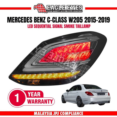 MERCEDES BENZ C-CLASS W205 2015-2019 LED SEQUENTIAL SIGNAL TAILLAMP (FACELIFT)