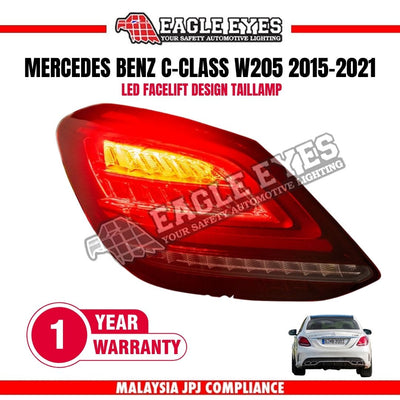 MERCEDES BENZ C-CLASS W205 2015-2021 LED FACELIFT DESIGN TAILLAMP