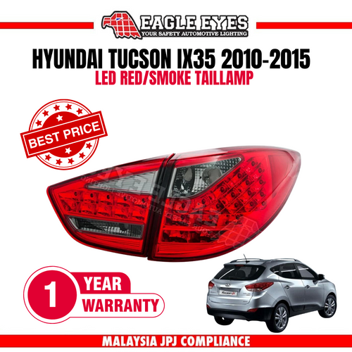 HYUNDAI TUCSON IX35 (LM) 2010-2015 RED/SMOKE LED TAILLAMP