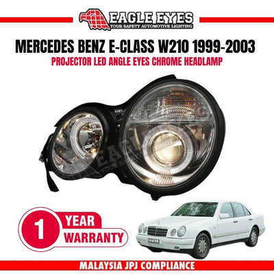MERCEDES BENZ E-CLASS W210 1995-1998 PROJECTOR LED ANGLE EYES HEADLAMP