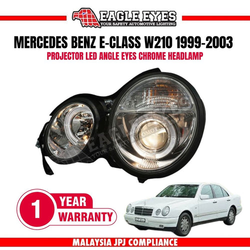 MERCEDES BENZ E-CLASS W210 1995-1998 PROJECTOR LED ANGLE EYES HEADLAMP