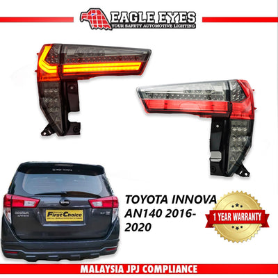 TOYOTA INNOVA AN140 2016-2020 LED SEQUENTIAL SIGNAL SMOKE TAILLAMP