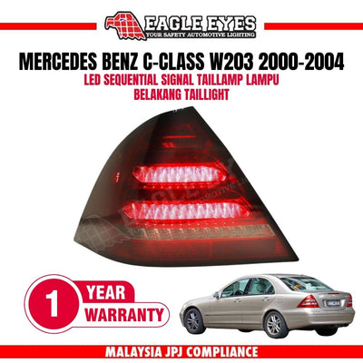MERCEDES BENZ C-CLASS W203 2000-2004 LED SEQUENTIAL SIGNAL TAILLAMP