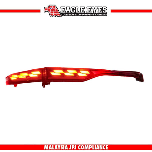 TOYOTA HARRIER 2021-2023 LED BAR TAILAMP  SEQUENTIAL SIGNAL  WELCOME LIGHT (DRAGON SCALE) RED TAILLAMP