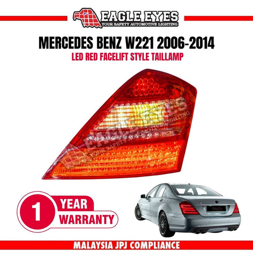 MERCEDES BENZ W221 2006-2014 LED RED TAILLAMP