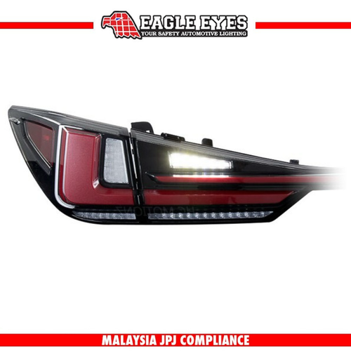LEXUS RX270/350 2016-2022 LED SEQUENTIAL SIGNAL WELCOME LIGHT (CLEAR/SMOKE) TAILLAMP WITH GARNISH LAMP