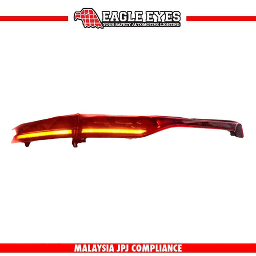 TOYOTA HARRIER 2021-2023 LED BAR TAILAMP  SEQUENTIAL SIGNAL  WELCOME LIGHT (DRAGON SCALE) RED TAILLAMP