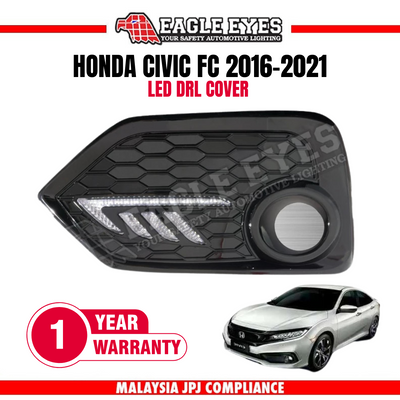 Honda Civic FC LED DRL Cover 16-19 (For SI Bumper)