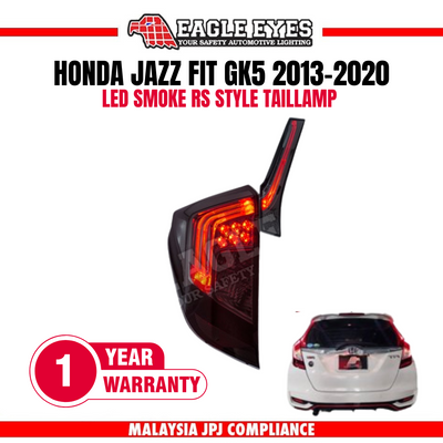 HONDA JAZZ/FIT GK5 2013-2020 LED RS STYLE SMOKE TAILLAMP