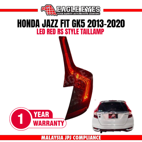 HONDA JAZZ/FIT GK5 2013-2020 LED RS STYLE RED TAILLAMP