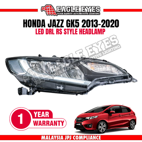 HONDA JAZZ/FIT GK5 2013-2020 LED HI-LO BEAM DRL RS STYLE V1 HEADLAMP