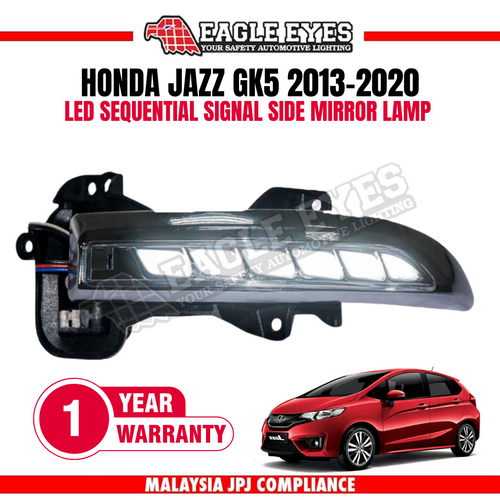 HONDA JAZZ/FIT GK5 2013-2020 LED SEQUENTIAL SIGNAL MIRROR LAMP