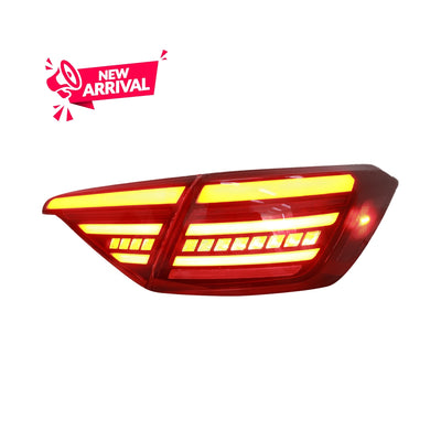 HONDA CIVIC FE 2021-2024 LED SEQUENTIAL SIGNAL WELCOME LIGHT SMOKE RED LIGHT BAR DYNAMIC STYLE TAILLAMP