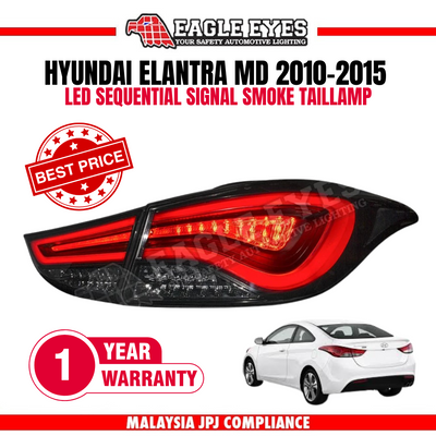 HYUNDAI ELANTRA MD 2010-2015 LED SEQUENTIAL SIGNAL SMOKE TAILLAMP