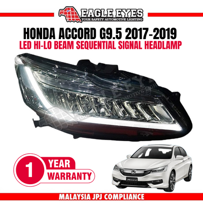 HONDA ACCORD G9.5 2017-2019 LED HI-LO BEAM SEQUENTIAL SIGNAL HEADLAMP