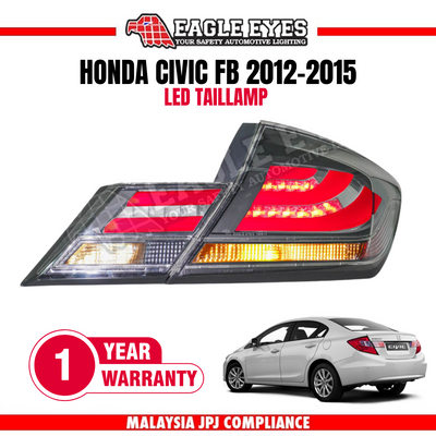 HONDA CIVIC FB 2012-2015 LED SMOKE TAILLAMP