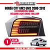 HONDA CITY GM2/GM3 2008-2014 LED SEQUENTIAL SIGNAL WELCOME LIGHT SMOKE TAILLAMP