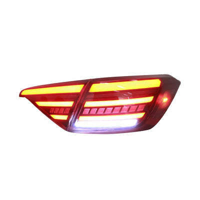 HONDA CIVIC FE 2021-2024 LED SEQUENTIAL SIGNAL WELCOME LIGHT SMOKE RED LIGHT BAR DYNAMIC STYLE TAILLAMP