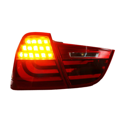 BMW 3 SERIES E90 2009-2012 LED SEQUENTIAL SIGNAL WELCOME LIGHT TAILLAMP RED LENS