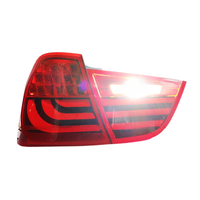 BMW 3 SERIES E90 2009-2012 LED SEQUENTIAL SIGNAL WELCOME LIGHT TAILLAMP RED LENS