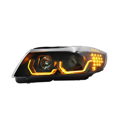 BMW 3 SERIES E90 2005-2008 PROJECTOR LED HI-LO BEAM SEQUENTIAL SIGNAL HEADLAMP
