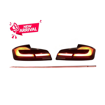 BMW 5 SERIES F10 F18 2010-2017 LED SEQUENTIAL SIGNAL WELCOME LIGHT G3 STYLE TAILLAMP WITH GARNISH LAMP