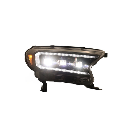 FORD RANGER T7 T8 2016-2019 PROJECTOR LED SEQUENTIAL SIGNAL WELCOME LIGHT HEADLAMP