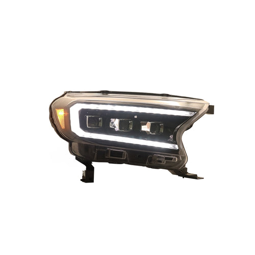 FORD RANGER T7 T8 2016-2019 PROJECTOR LED SEQUENTIAL SIGNAL WELCOME LIGHT HEADLAMP