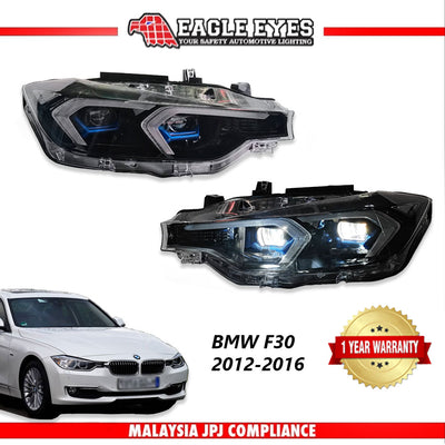 BMW 3 SERIES F30/F35 2012-2016 PROJECTOR LED HI-LO BEAM DRL SEQUENTAIL SIGNAL HEADLAMP (FOR HID 8 PIN)