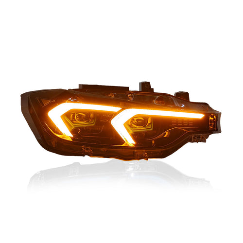 BMW 3 SERIES F30/F35 2012-2016 PROJECTOR LED HI-LO BEAM DRL SEQUENTAIL SIGNAL HEADLAMP (FOR HID 8 PIN)