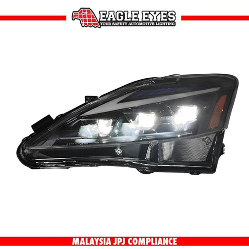 TOYOTA LEXUS IS250 2006-2012 LED PROJECTOR HI-LO BEAM SEQUENTIAL SIGNAL WELCOME LIGHT ONE TOUCH BLUE HEADLAMP