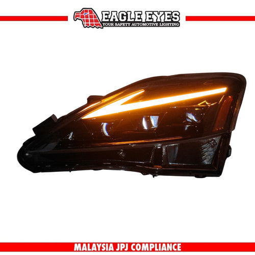 TOYOTA LEXUS IS250 2006-2012 LED PROJECTOR HI-LO BEAM SEQUENTIAL SIGNAL WELCOME LIGHT ONE TOUCH BLUE HEADLAMP