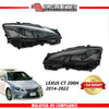 LEXUS CT 200H 2014-2022 PROJECTOR LED HI-LO BEAM SEQUENTIAL SIGNAL WELCOME LIGHT HEADLAMP