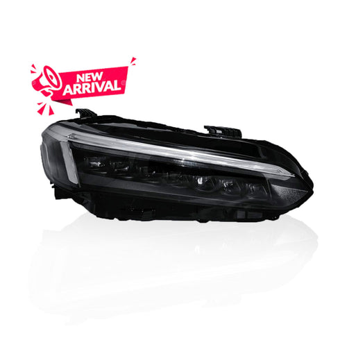 HONDA CIVIC FE 2022-2023 PROJECTOR LED HI-LO BEAM SEQUENTIAL SIGNAL WELCOME LIGHT ONE TOUCH BLUE HEADLAMP