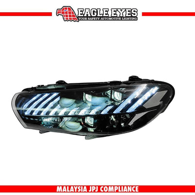 VOLKSWAGEN SCIROCCO 3RD GENERATION 2008-2017 MODERN STYLE HI-LO BEAM LED SEQUENTIAL SIGNAL HEADLAMP