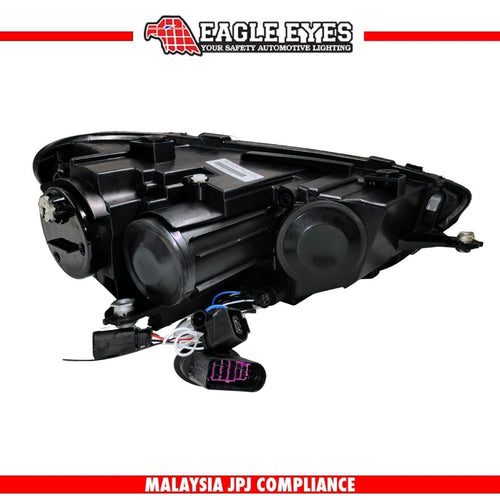 VOLKSWAGEN SCIROCCO 3RD GENERATION 2008-2017 MODERN STYLE HI-LO BEAM LED SEQUENTIAL SIGNAL HEADLAMP